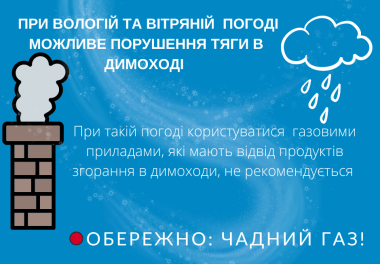 Не допускайте зворотної тяги